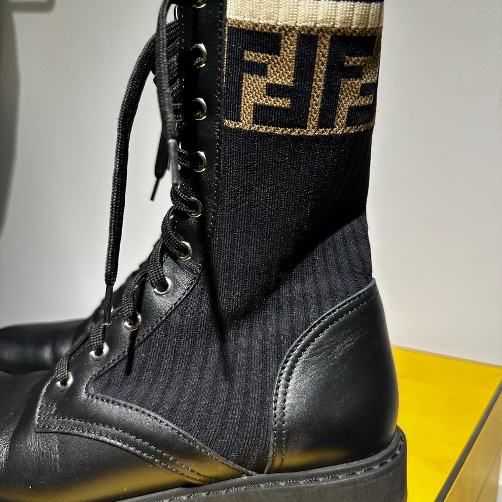Fendi Combat Boots